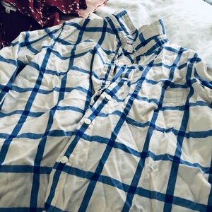 Jcrew boy fit flannel shirt